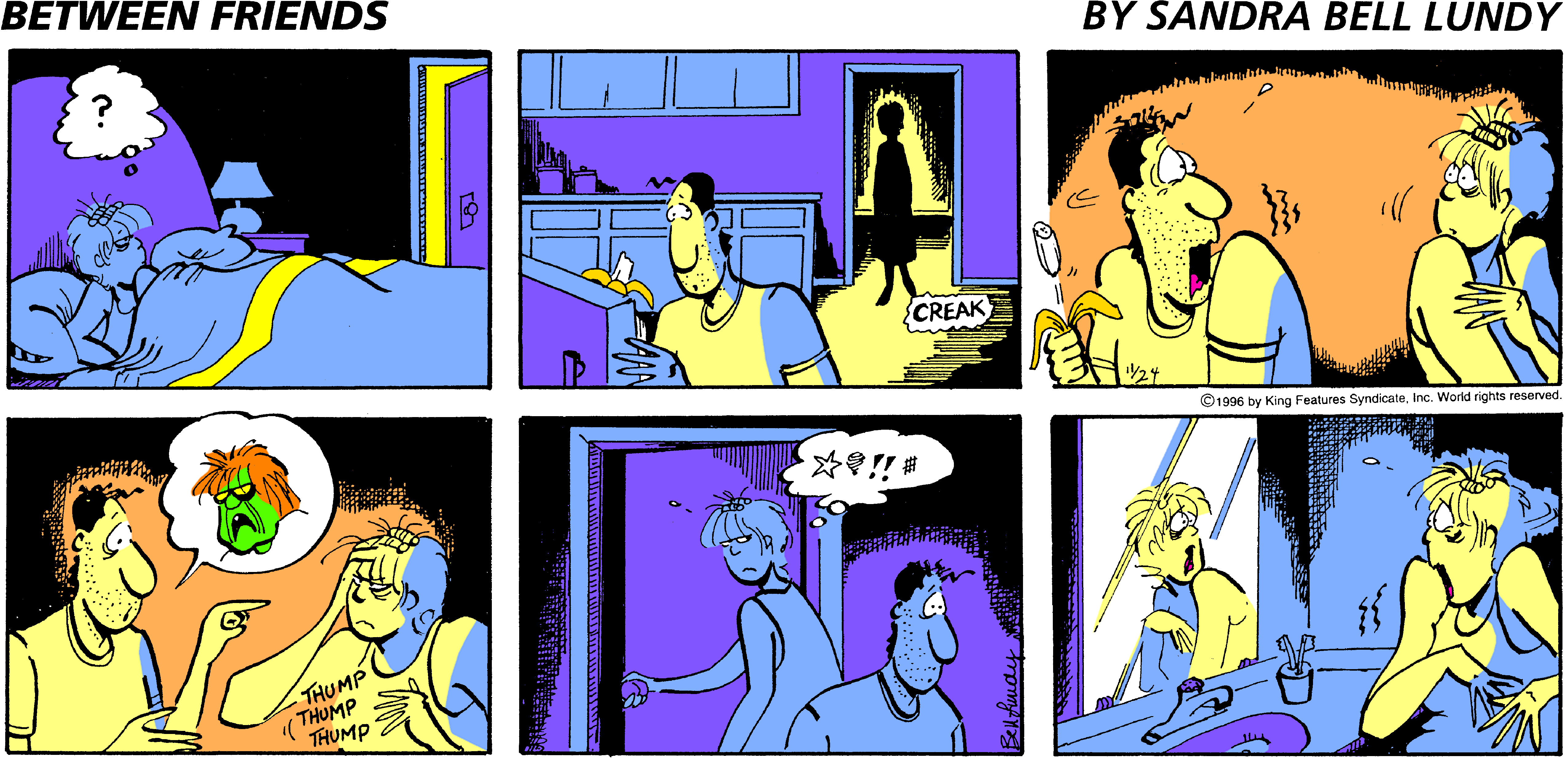 Between Friends Comic Strip 1996-11-24 | Comics Kingdom