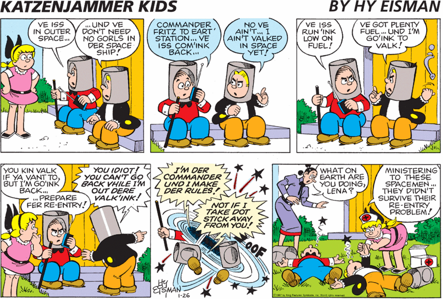 Katzenjammer Kids Comic Strip 1997-01-26 | Comics Kingdom