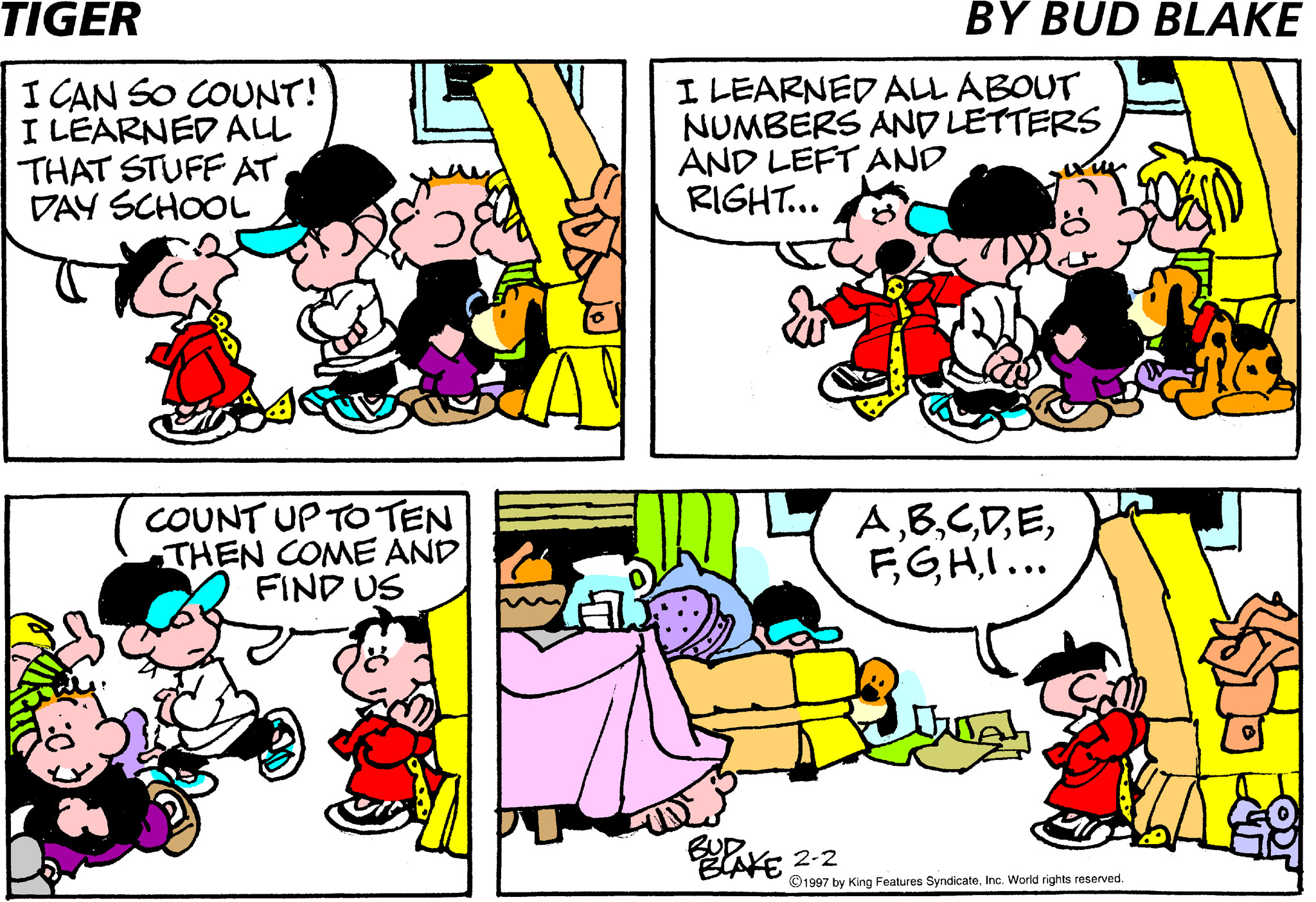 Tiger Comic Strip 1997-02-02 | Comics Kingdom