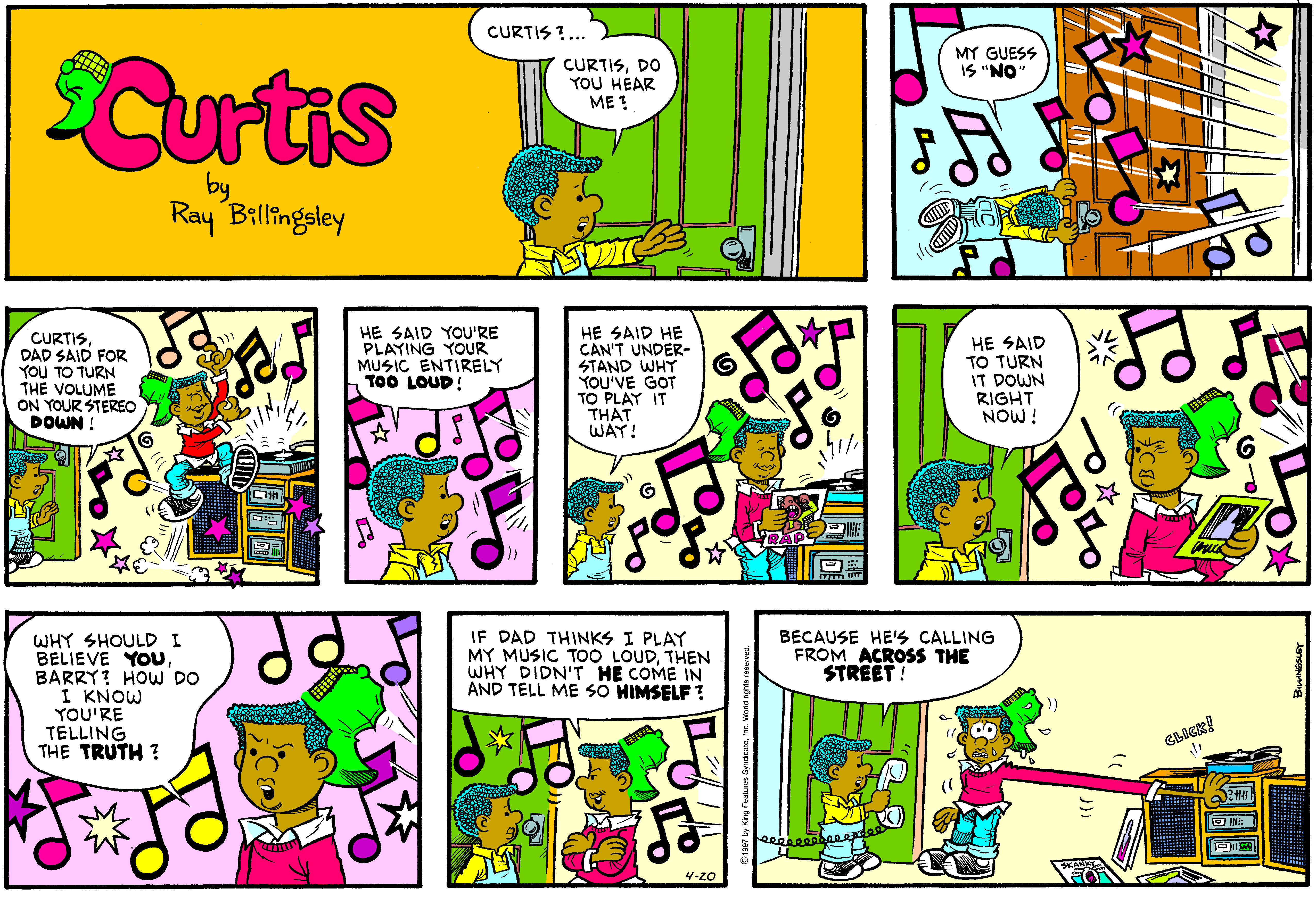 Curtis Comic Strip 1997-04-20 | Comics Kingdom