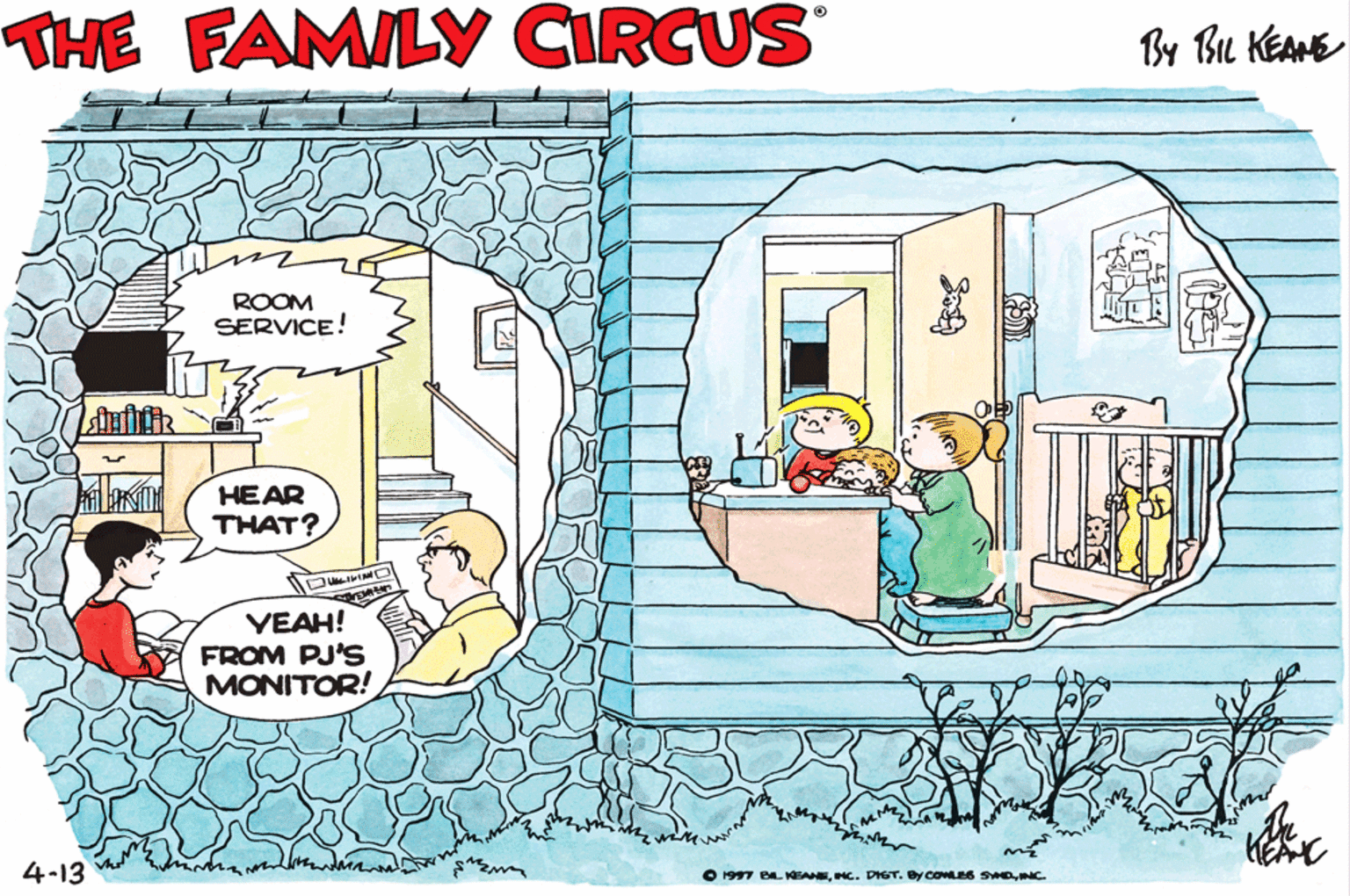 The Family Circus Comic Strip 1997-04-13 | Comics Kingdom