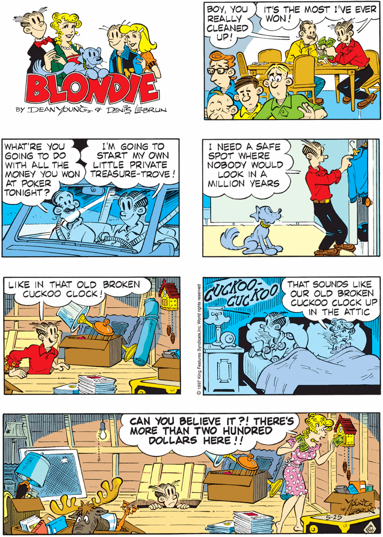 Blondie Comic Strip 1997-05-25 | Comics Kingdom
