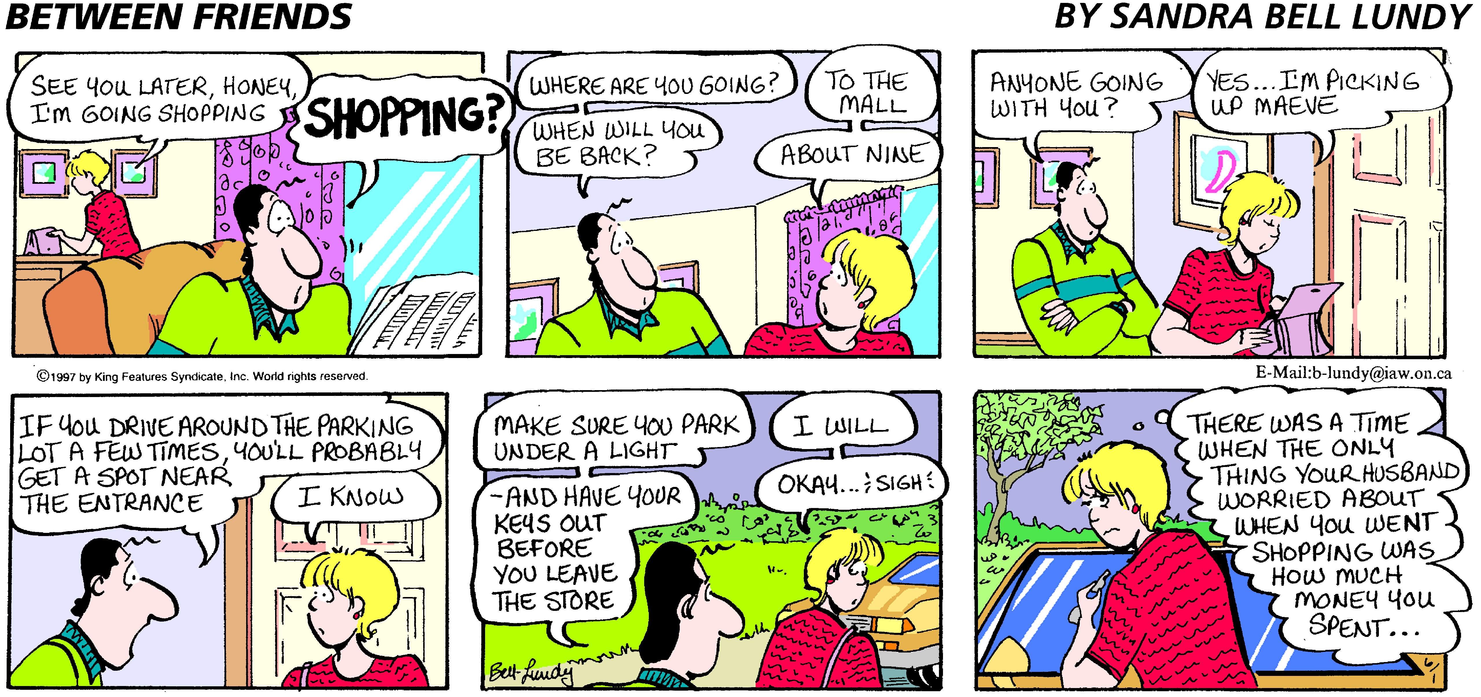 Between Friends Comic Strip 1997-06-01 | Comics Kingdom