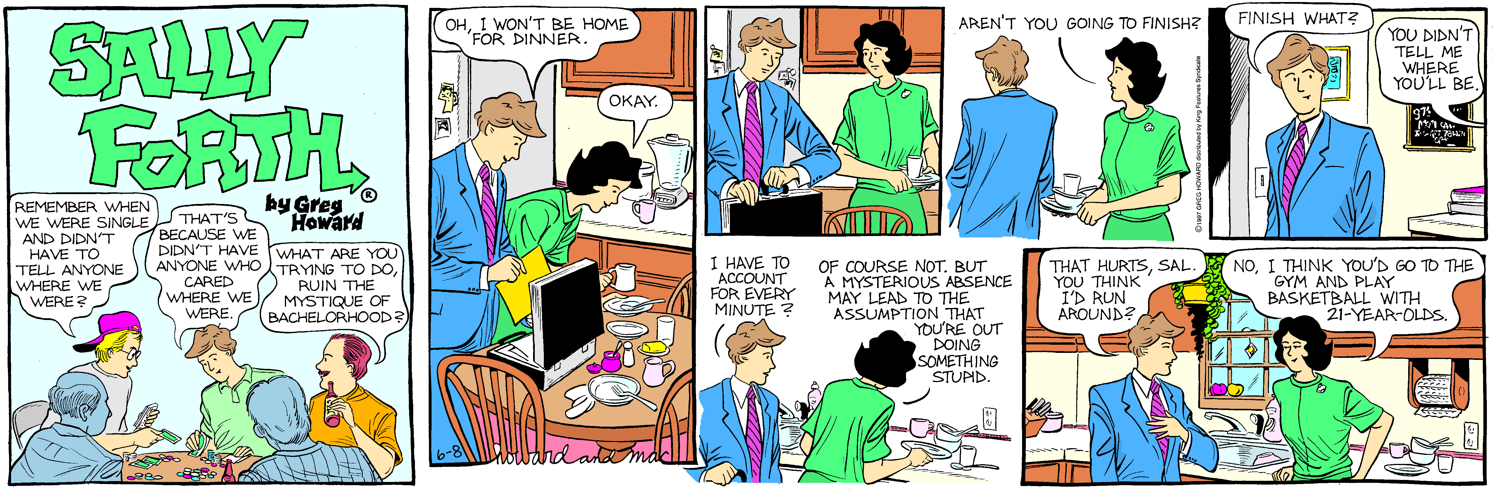 Sally Forth Comic Strip 1997-06-08 | Comics Kingdom
