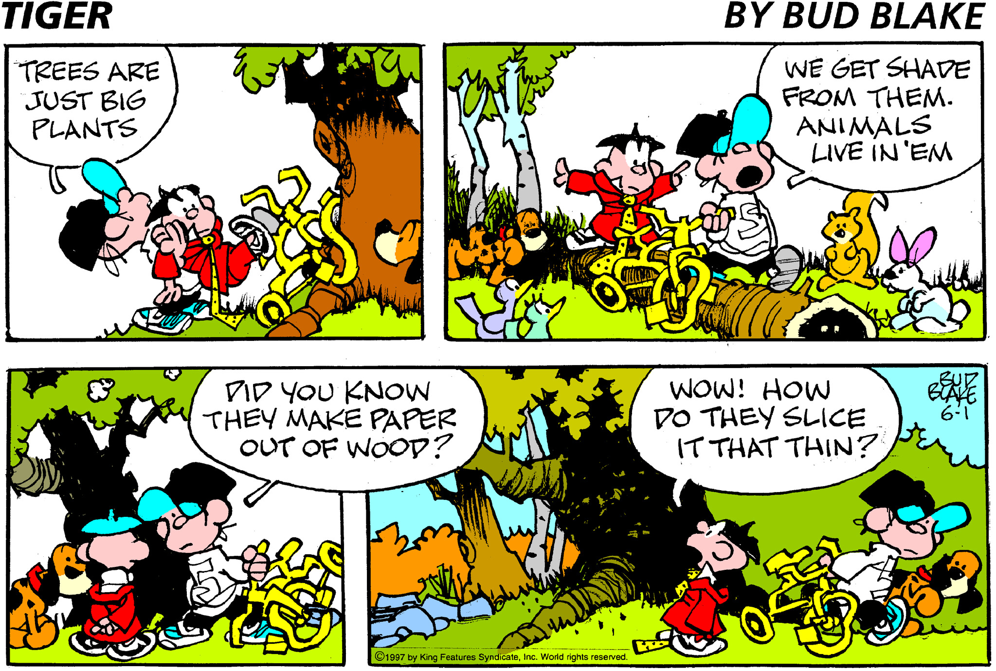 Tiger Comic Strip 1997-06-01 | Comics Kingdom