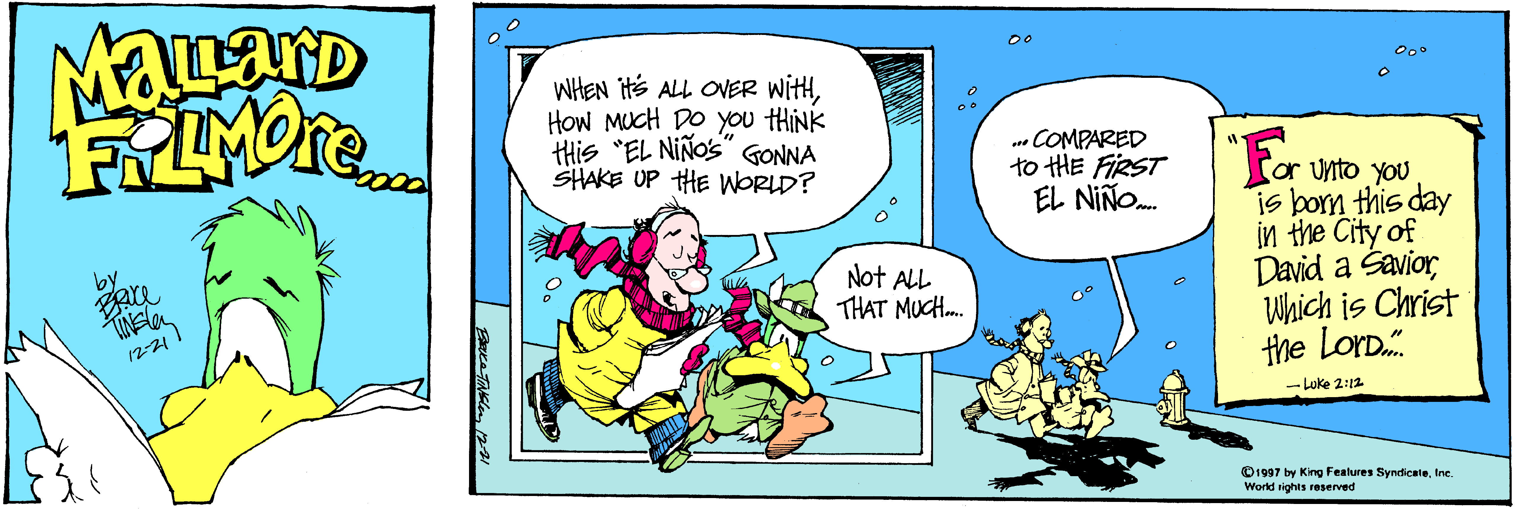 Mallard Fillmore Comic Strip 1997-12-21 | Comics Kingdom