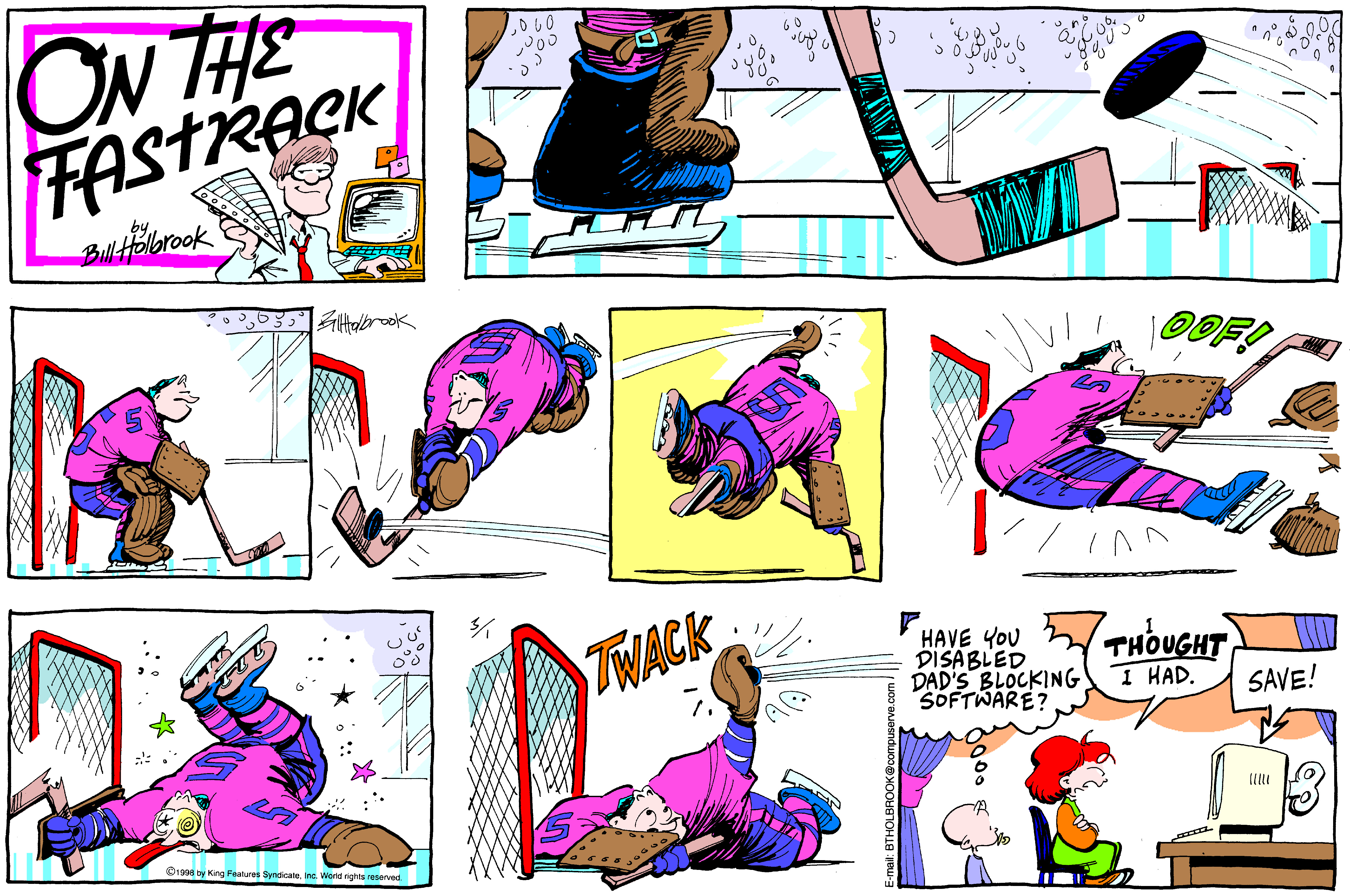 On The Fastrack Comic Strip 1998-03-01 | Comics Kingdom