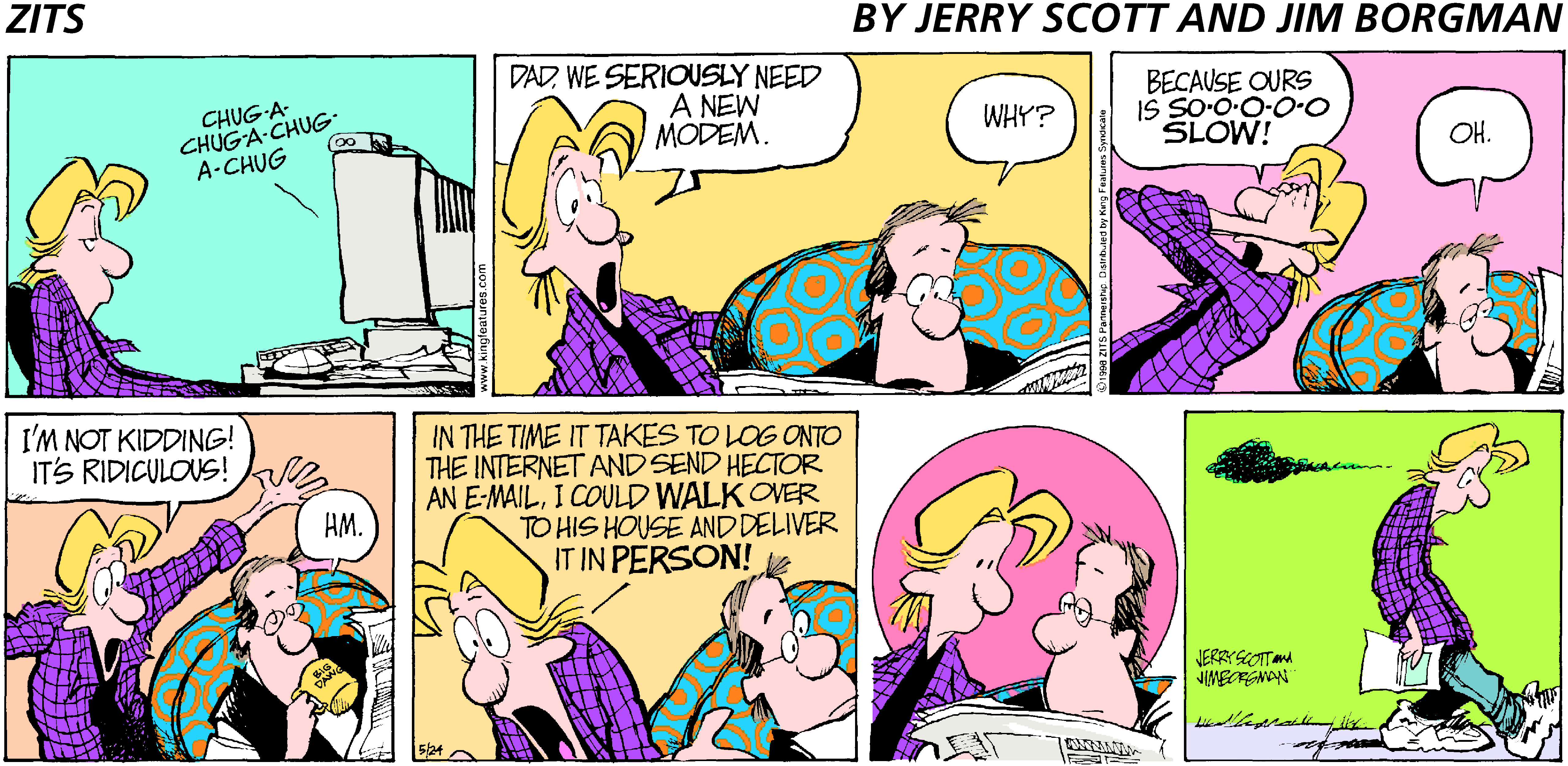 Zits Comic Strip 1998-05-24 | Comics Kingdom