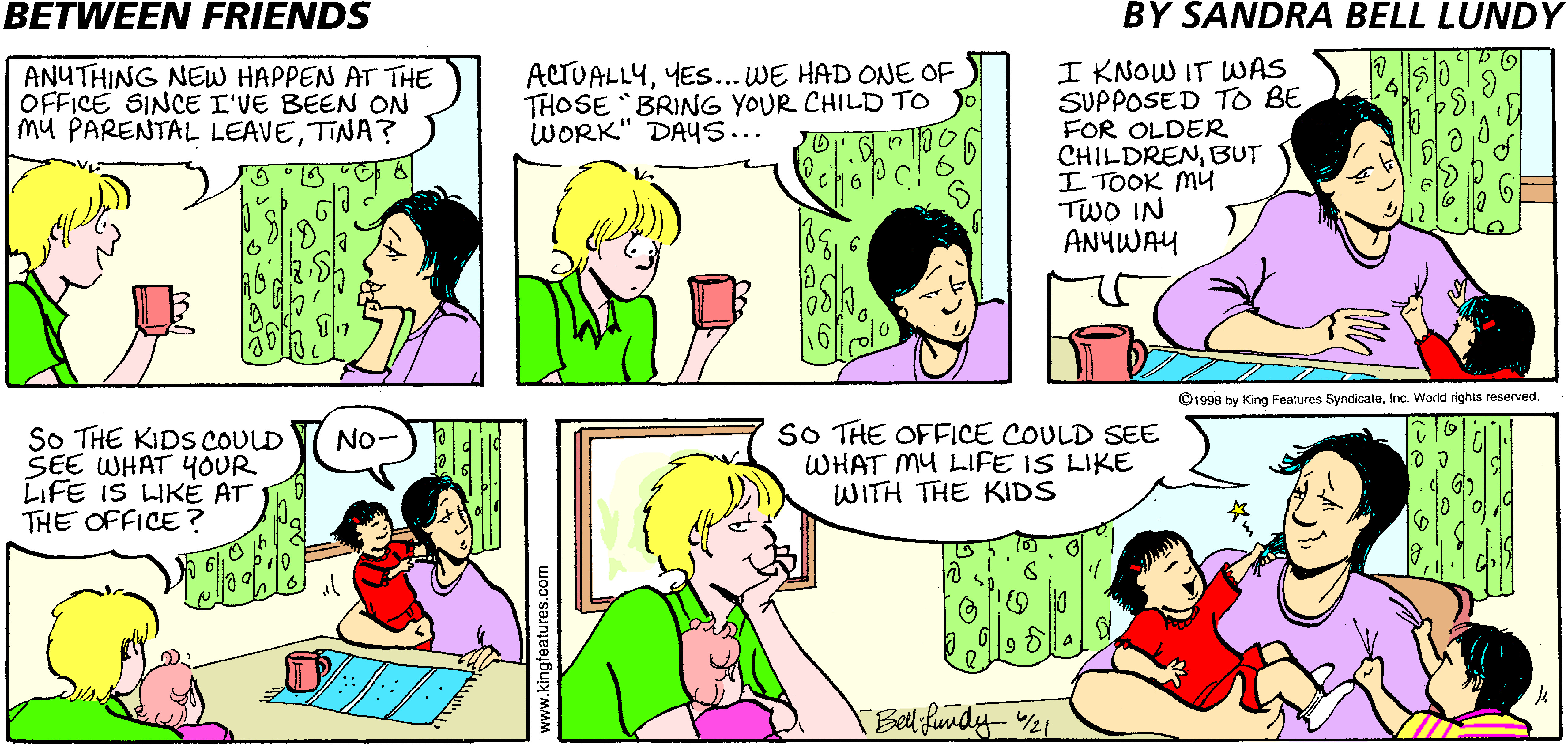 Between Friends Comic Strip 1998-06-21 | Comics Kingdom