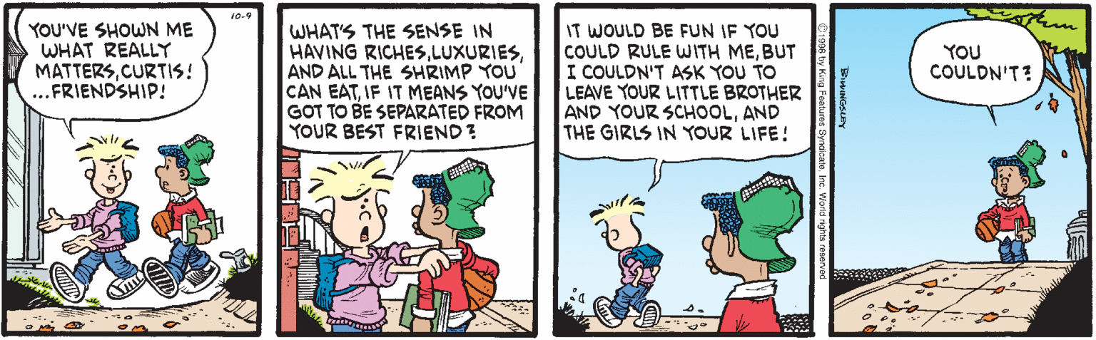 Curtis Comic Strip 1998-10-09 | Comics Kingdom