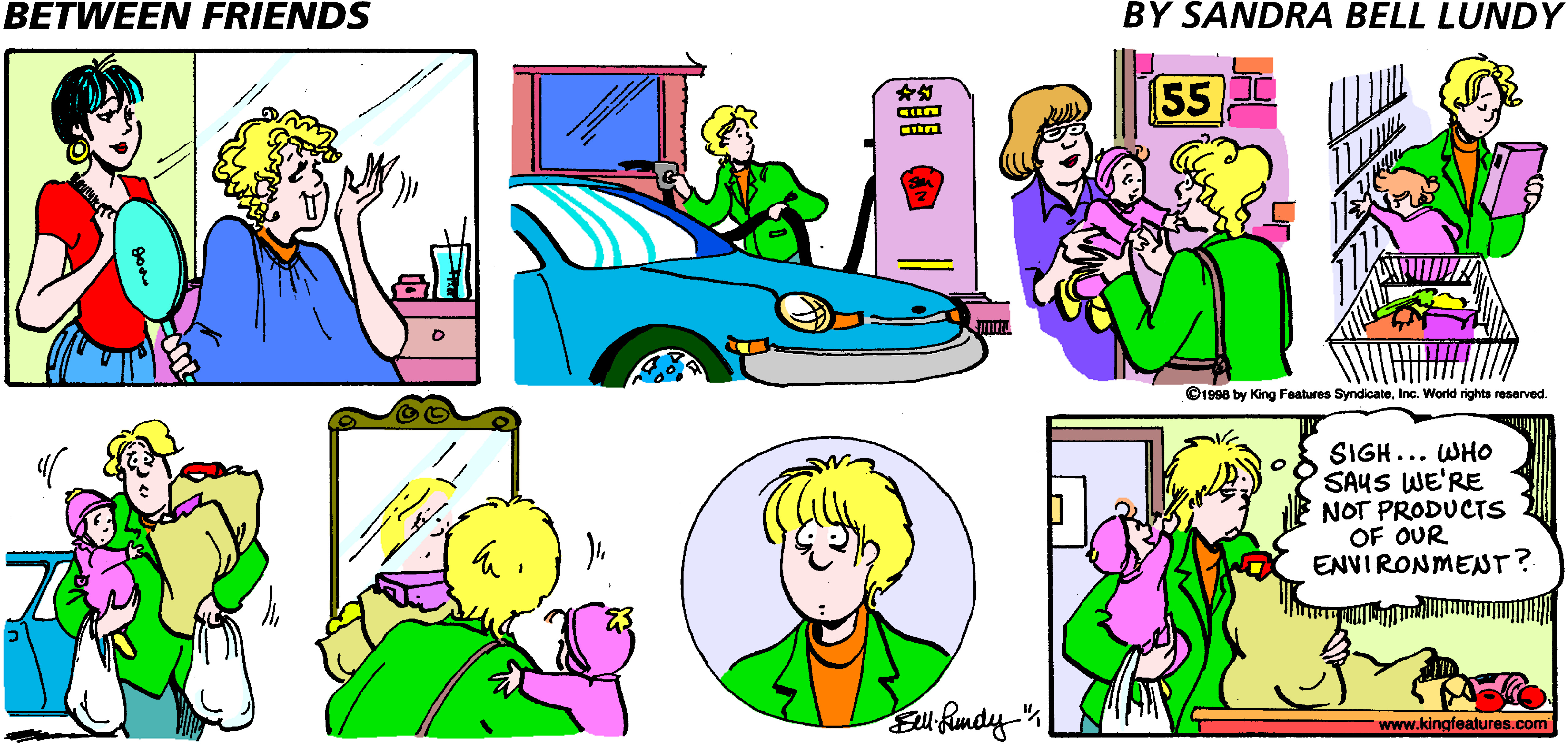 Between Friends Comic Strip 1998-11-01 | Comics Kingdom