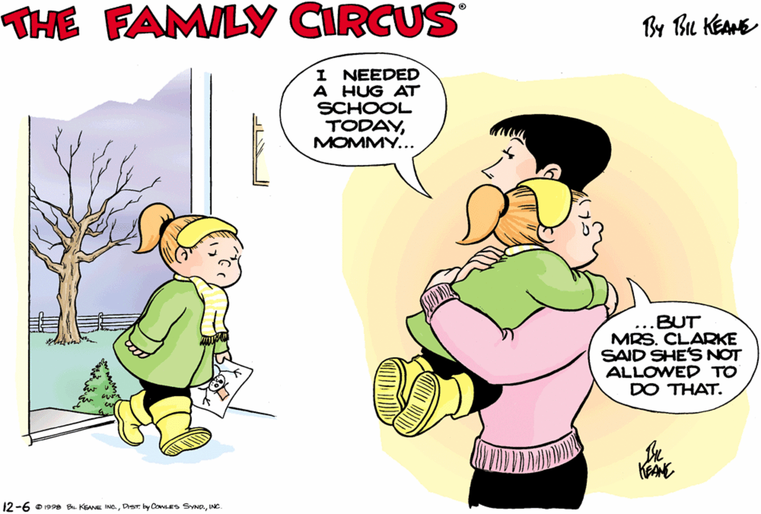 The Family Circus Comic Strip 1998-12-06 | Comics Kingdom