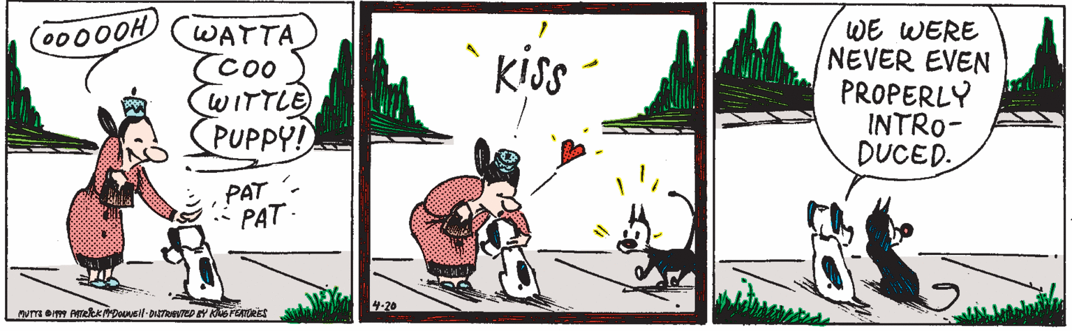 Mutts Comic Strip 1999-04-20 | Comics Kingdom