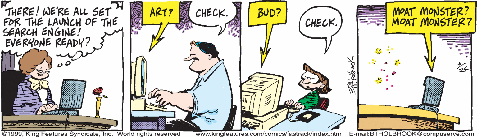 On The Fastrack Comic Strip 1999-05-24 | Comics Kingdom