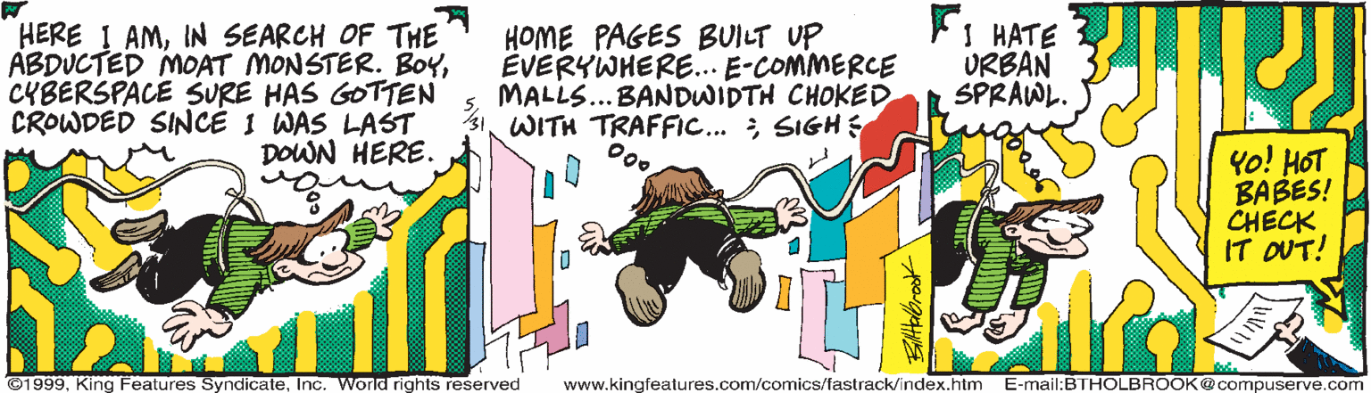 On The Fastrack Comic Strip 1999-05-31 | Comics Kingdom