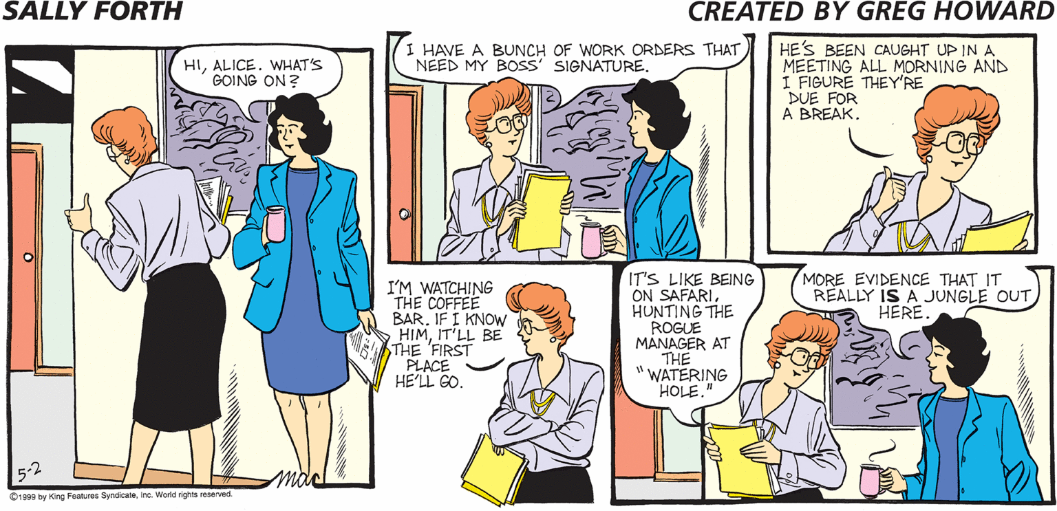 Sally Forth Comic Strip 1999-05-02 | Comics Kingdom