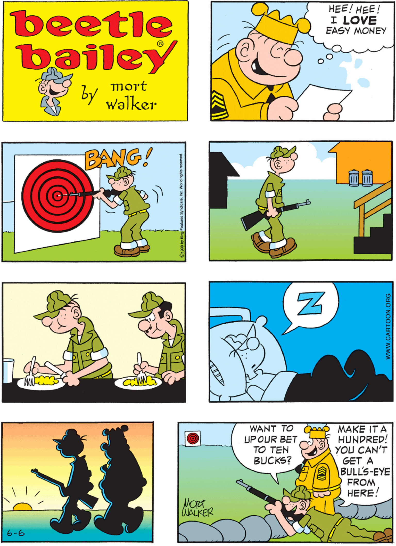 Beetle Bailey Comic Strip 1999-06-06 | Comics Kingdom