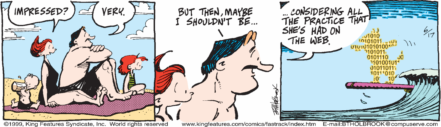 On The Fastrack Comic Strip 1999-06-17 | Comics Kingdom