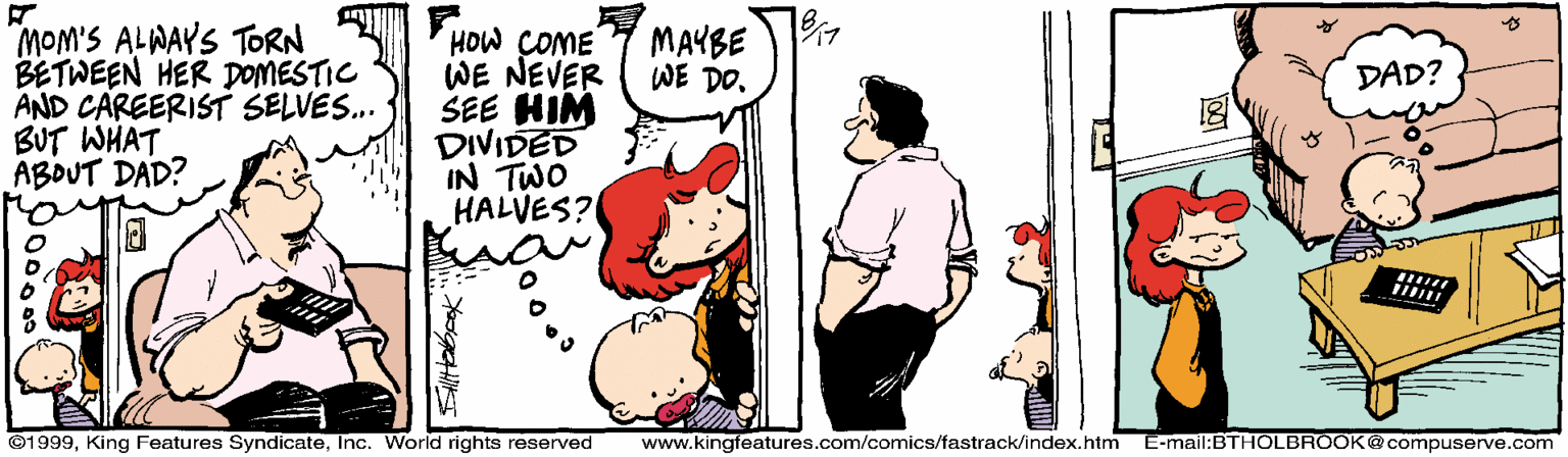 On The Fastrack Comic Strip 1999-08-17 | Comics Kingdom