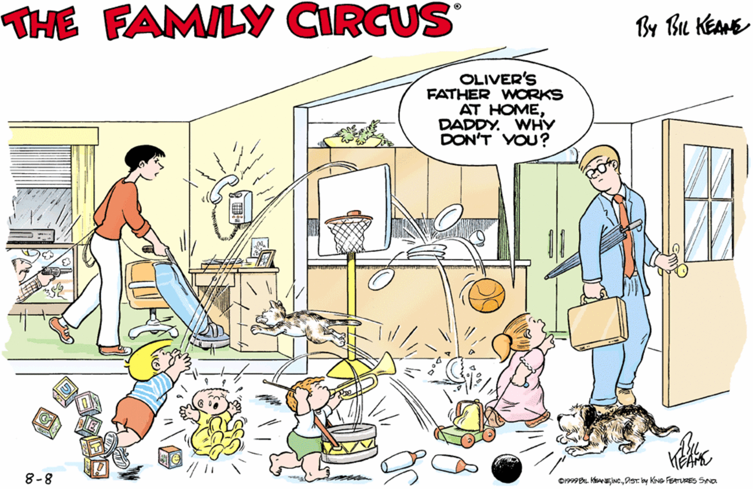 The Family Circus Comic Strip 1999-08-08 | Comics Kingdom