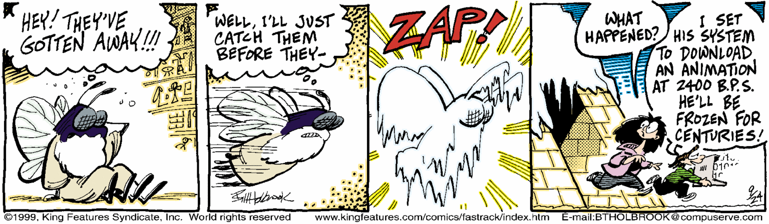 On The Fastrack Comic Strip 1999-09-24 | Comics Kingdom