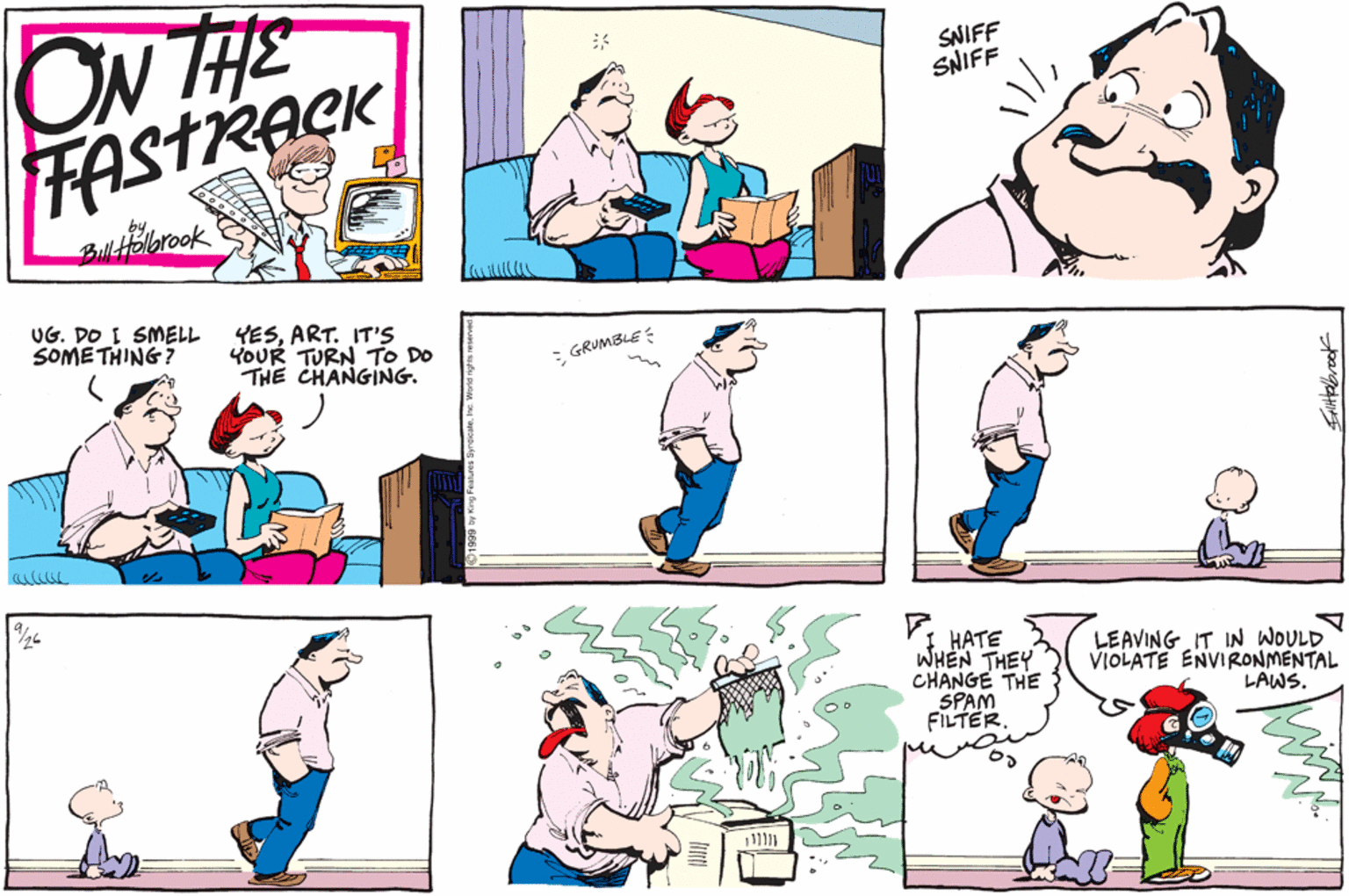 On The Fastrack Comic Strip 1999-09-26 | Comics Kingdom