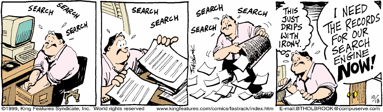 On The Fastrack Comic Strip 1999-10-18 | Comics Kingdom