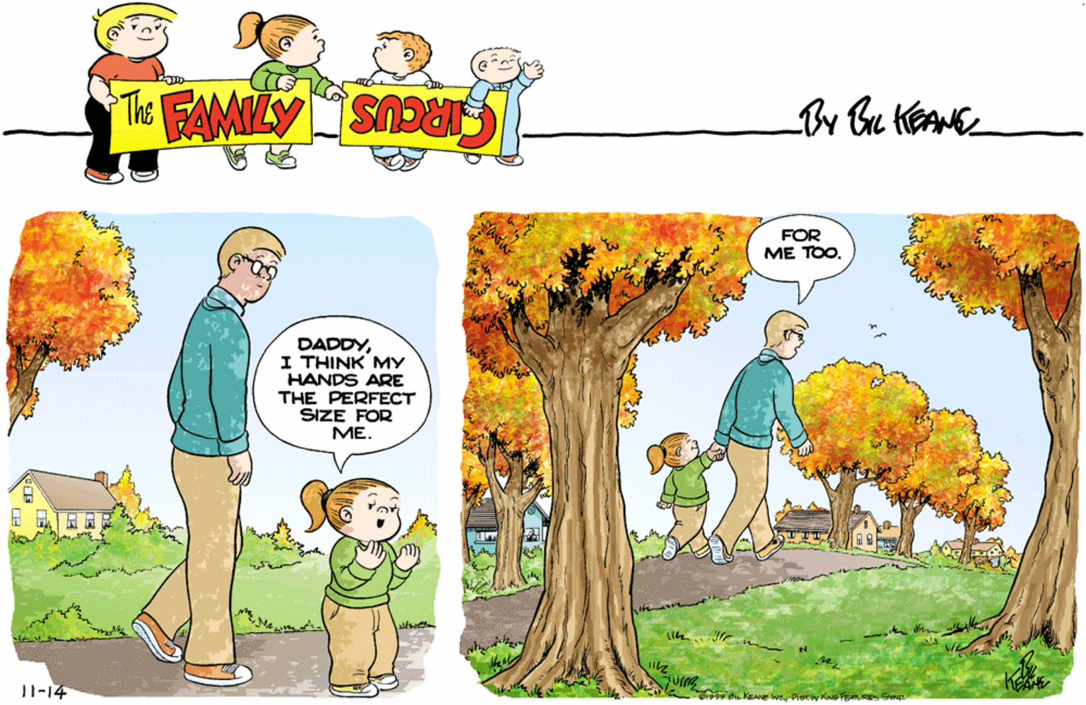 The Family Circus Comic Strip 1999-11-14 | Comics Kingdom