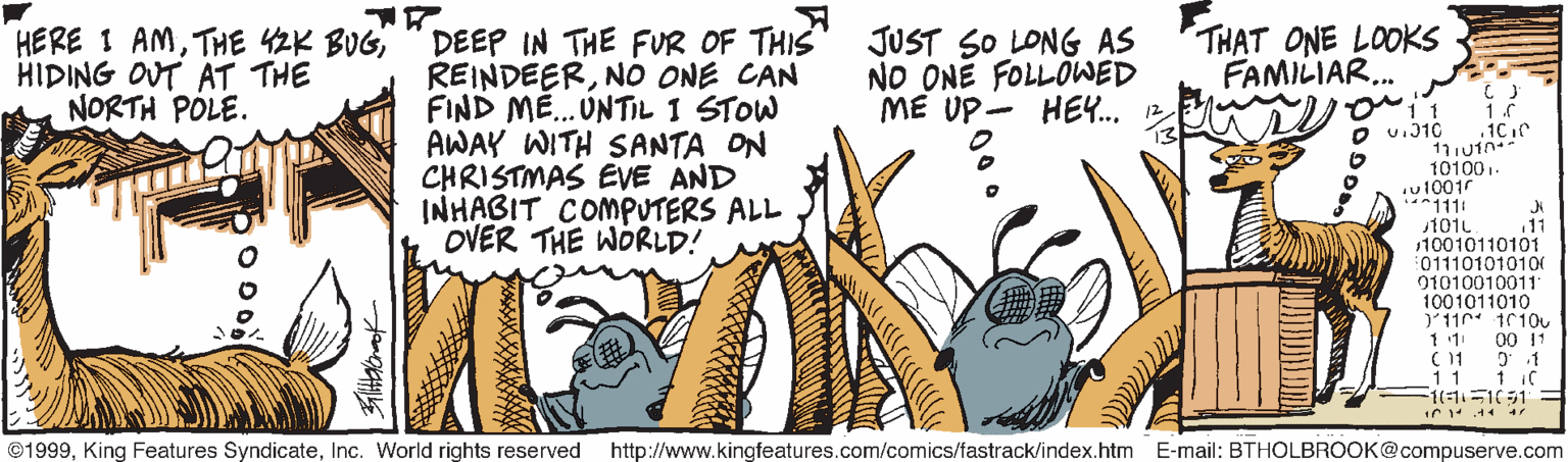 On The Fastrack Comic Strip 1999-12-13 | Comics Kingdom