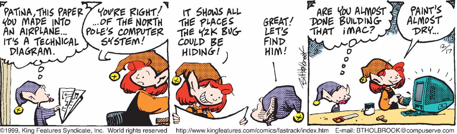 On The Fastrack Comic Strip 1999-12-17 | Comics Kingdom