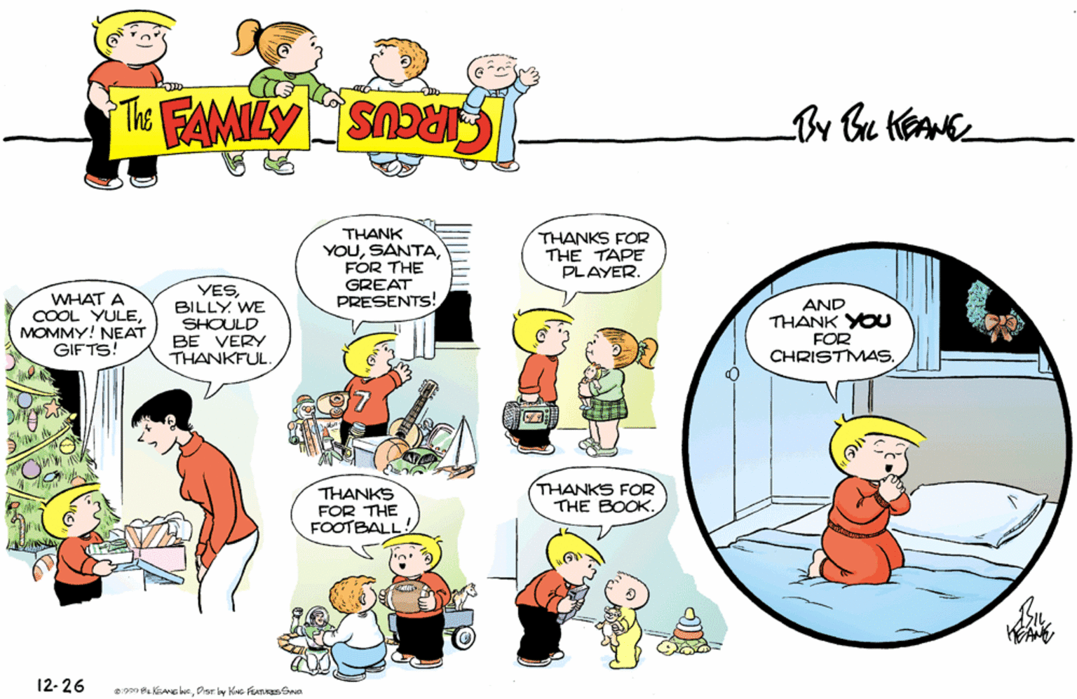The Family Circus Comic Strip 1999-12-26 | Comics Kingdom