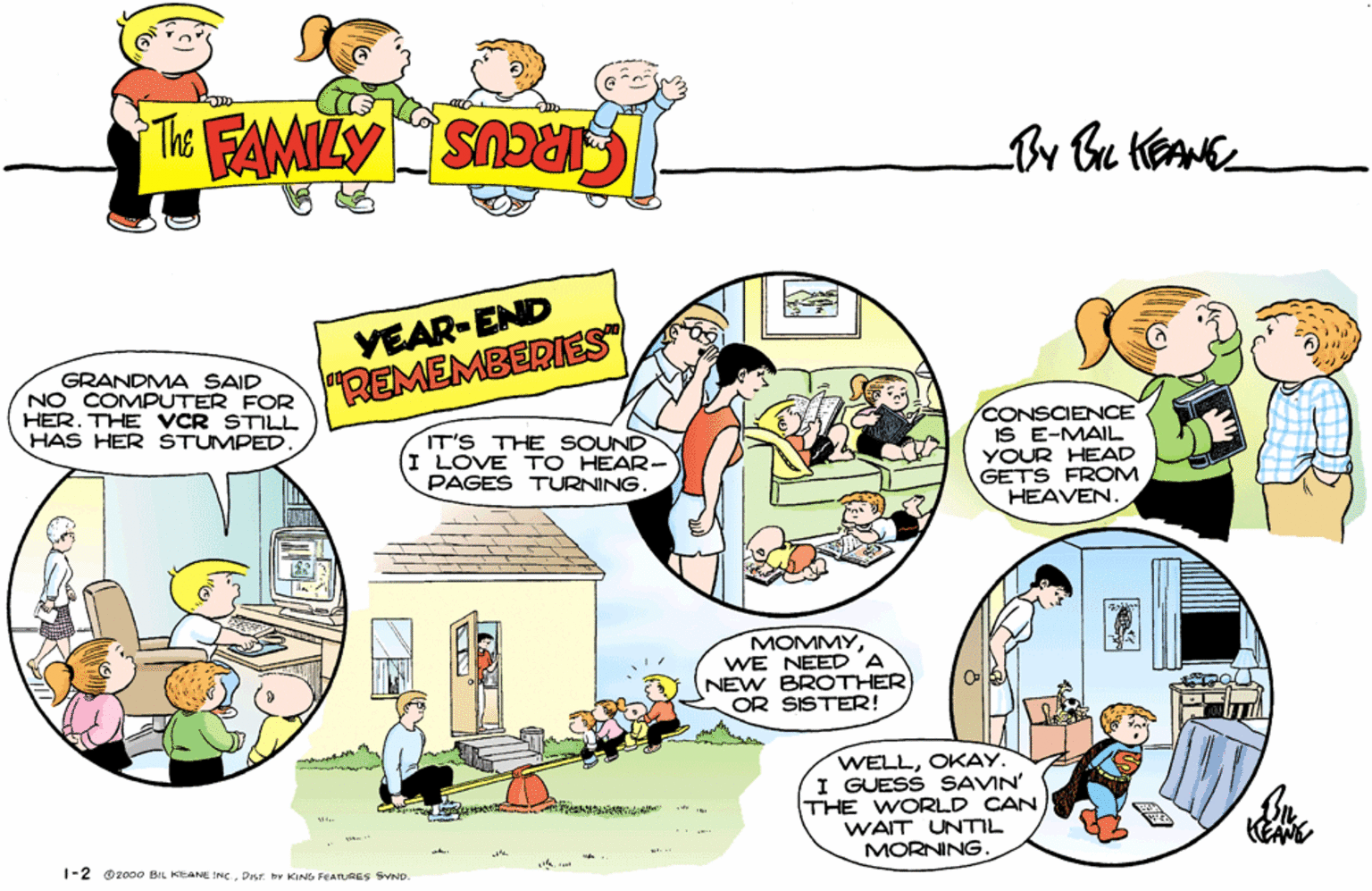 The Family Circus Comic Strip 2000-01-02 | Comics Kingdom