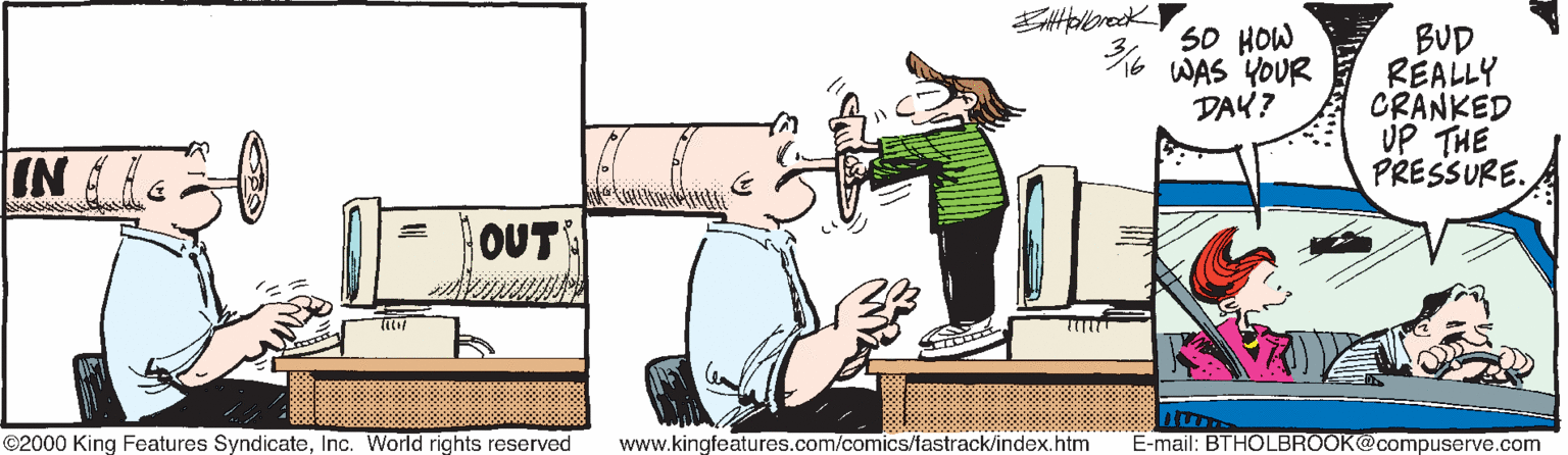 On The Fastrack Comic Strip 2000-03-16 | Comics Kingdom