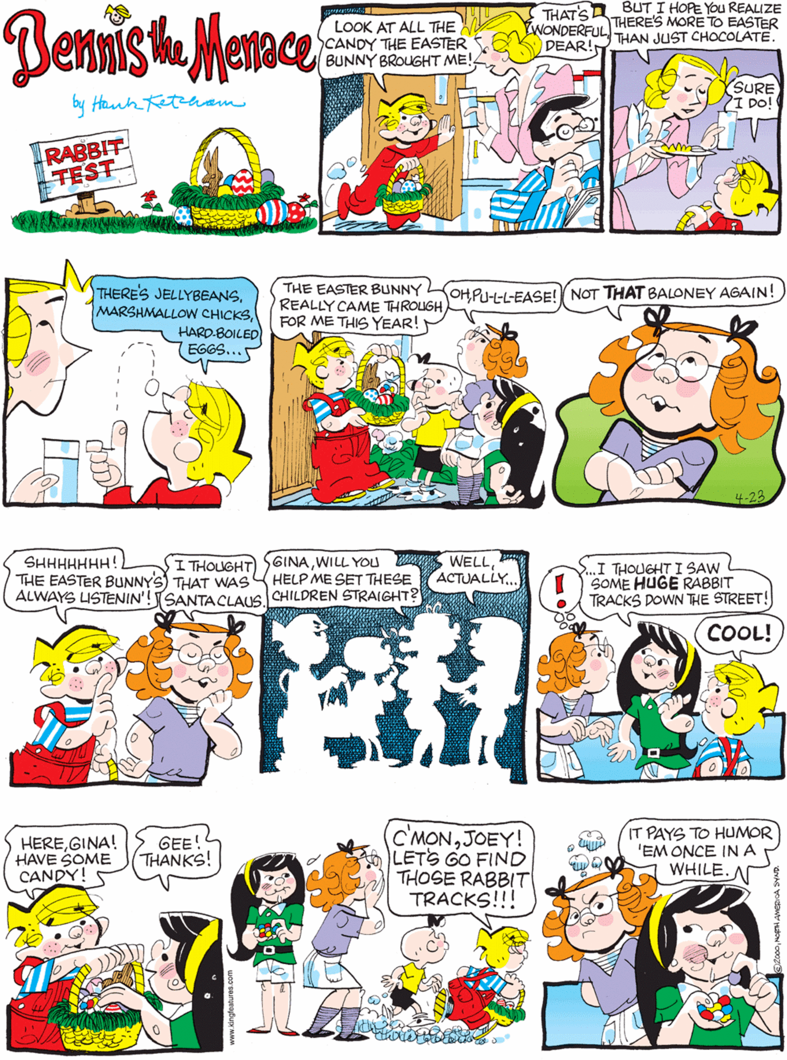 Dennis The Menace Comic Strip 2000-04-23 | Comics Kingdom
