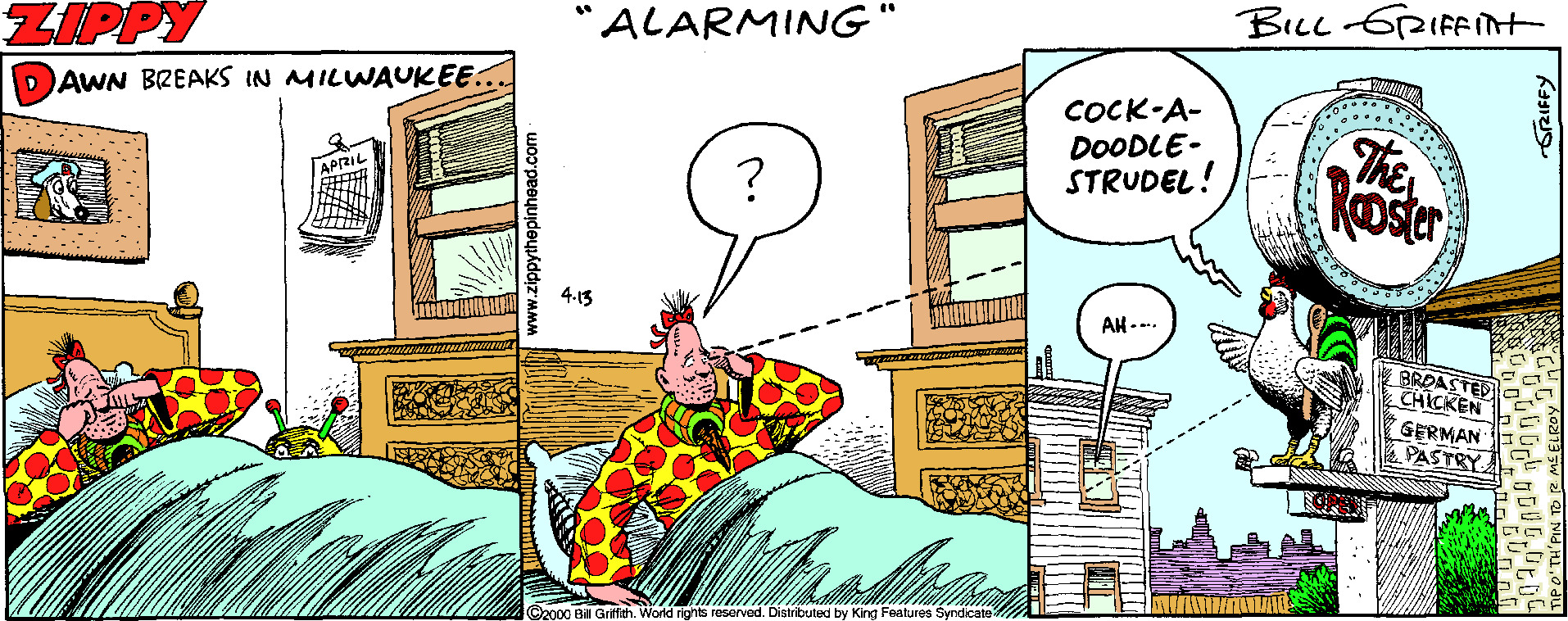 Zippy Insect Zippy The Pinhead Comic Strip 2000-04-13 | Comics Kingdom