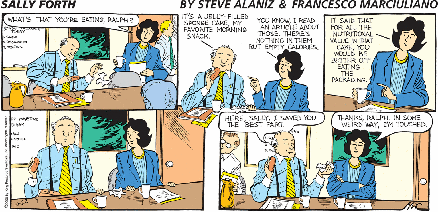 Sally Forth Comic Strip 2000-10-22 | Comics Kingdom