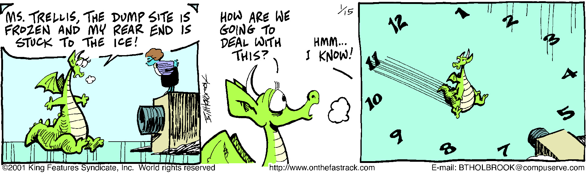 On The Fastrack Comic Strip 2001-01-15 | Comics Kingdom