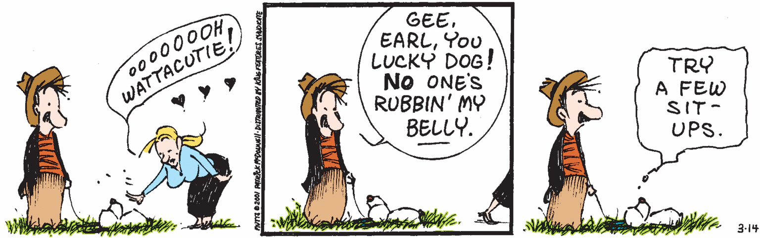 Mutts Comic Strip 2001-03-14 | Comics Kingdom