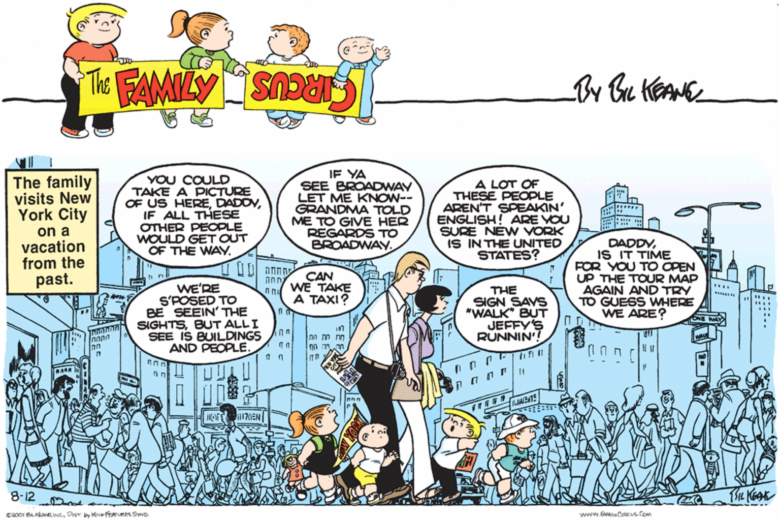 The Family Circus Comic Strip 2001-08-12 | Comics Kingdom