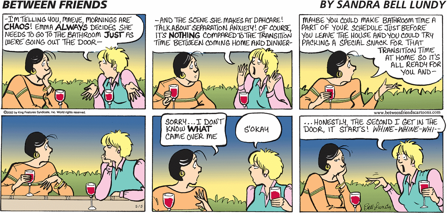 Between Friends Comic Strip 2002-05-05 | Comics Kingdom
