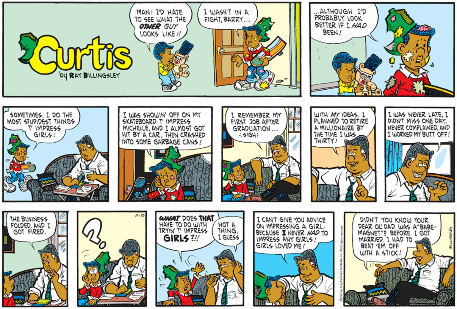 Curtis Comic Strip 2002-11-10 | Comics Kingdom