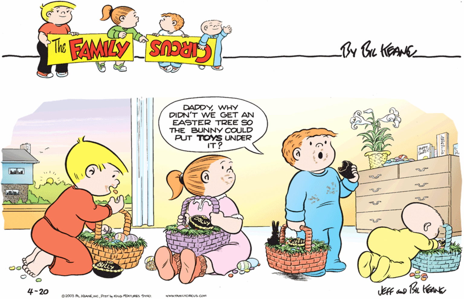 The Family Circus Comic Strip 2003-04-20 | Comics Kingdom