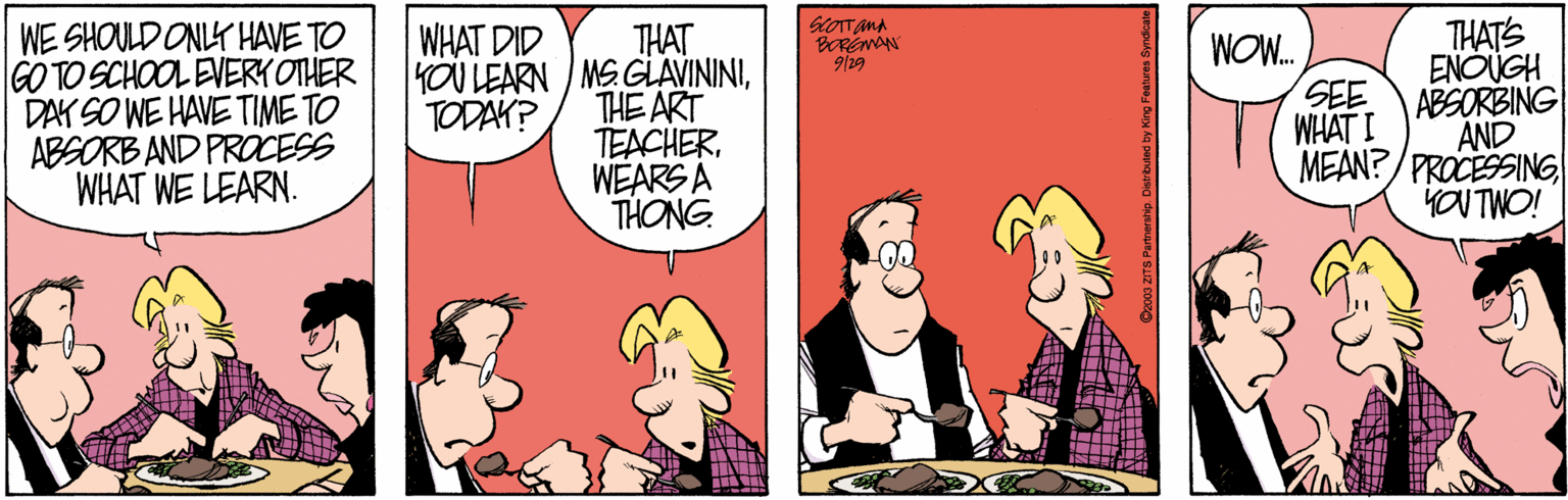Zits Comic Strip 2003-09-29 | Comics Kingdom