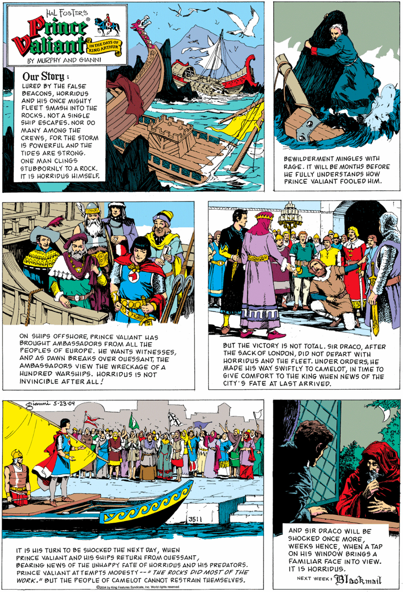 Prince Valiant Comic Strip 2004-05-23 | Comics Kingdom