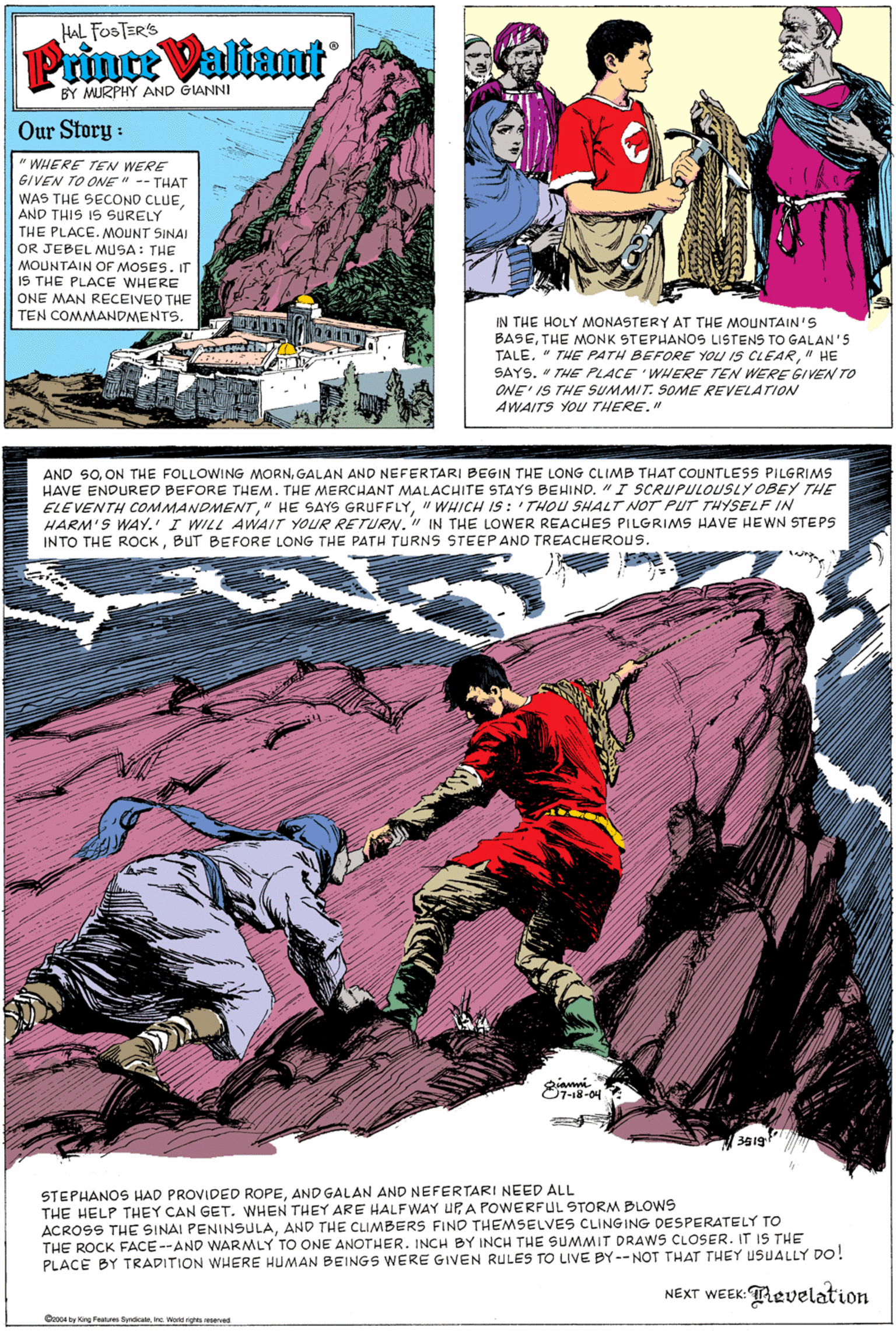 Prince Valiant Comic Strip 2004-07-18 | Comics Kingdom