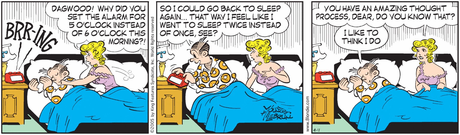 Blondie Comic Strip 2005-04-11 | Comics Kingdom