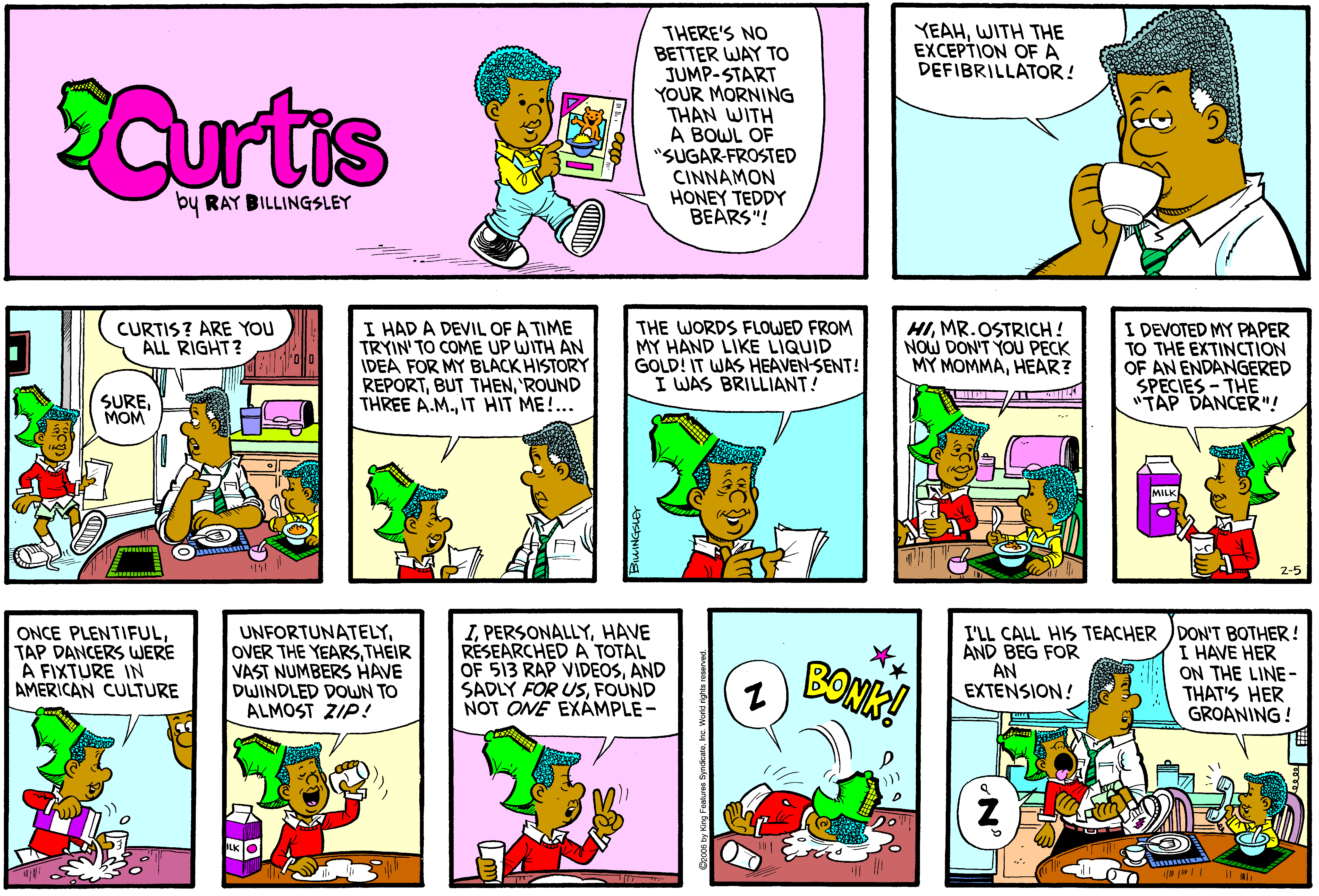 Curtis Comic Strip 2006-02-05 | Comics Kingdom