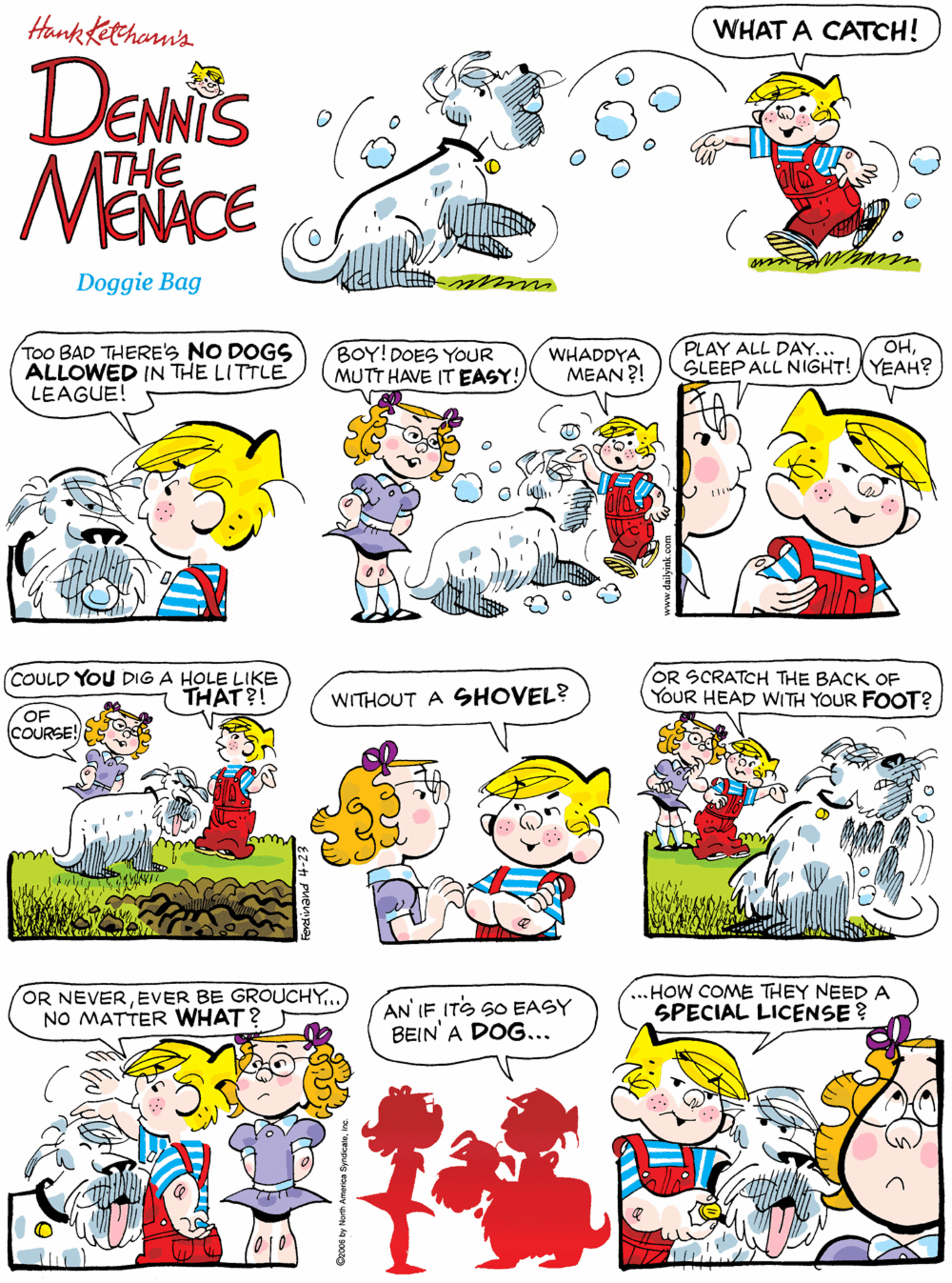 Dennis The Menace Comic Strip 2006-04-23 | Comics Kingdom
