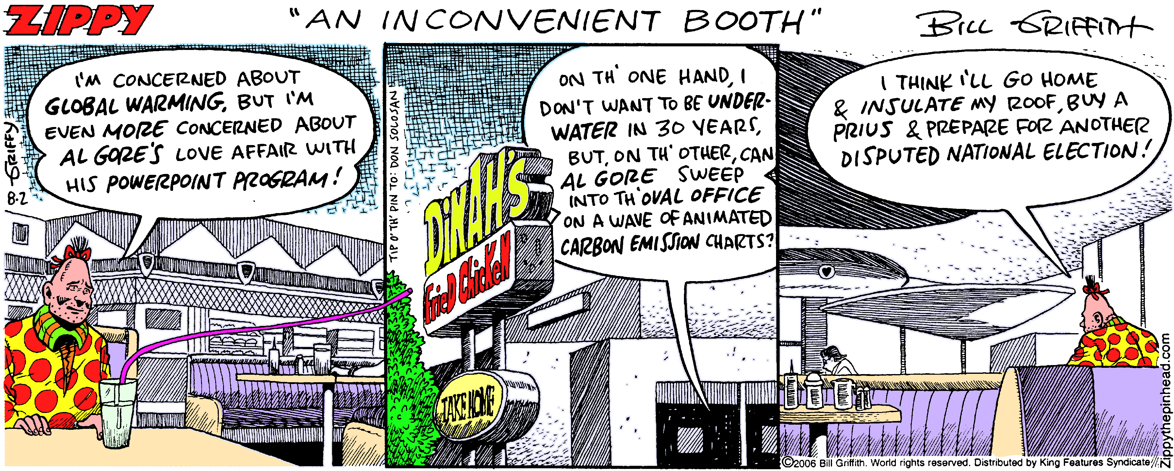 Zippy Insect Zippy The Pinhead Comic Strip 2006-08-02 | Comics Kingdom