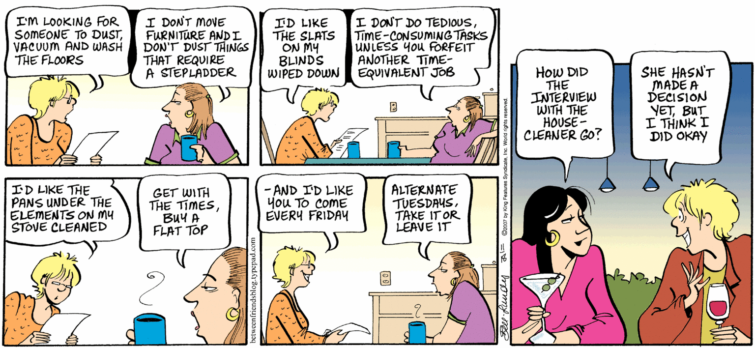 Between Friends Comic Strip 2007-11-18 | Comics Kingdom